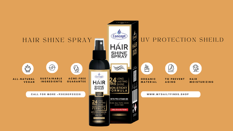 Hair Shine Spray - Silky Shiny Hairs (120ml)